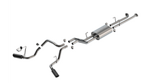 画像をギャラリービューアに読み込む, Borla 07-21 Toyota Tundra Cat-Back Touring SS Catback Exhaust w/ Black Chrome Tips