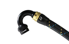 画像をギャラリービューアに読み込む, GReddy AN08 150 DEGREE HOSE END SWIVEL BLACK/GOLD ANODIZED