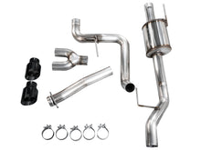 画像をギャラリービューアに読み込む, AWE 21-25 Ford F150 (14th Gen Reg Cab) Cat-Back Exhaust - 4.5in Dual Side Exit Diamond Black Tips