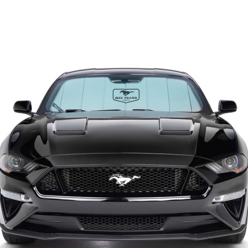 Covercraft 65-70 Ford Mustang 2 Dr Hardtop UVS100 Custom Sunscreen with Mustang 60 Years Logo