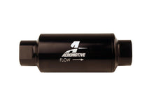 画像をギャラリービューアに読み込む, Aeromotive In-Line Filter 10AN 10 Micron Microglass Element Bright-Dip Black 2in OD