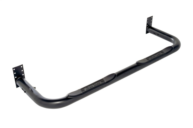 Dee Zee Universal Tubes - 3In Round Universal - Black Steel ExtCab