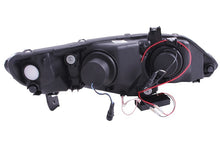 画像をギャラリービューアに読み込む, ANZO 2006-2011 Honda Civic Projector Headlights w/ Halo Black (CCFL)