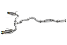 画像をギャラリービューアに読み込む, Invidia 08-11 STi Hatch / 11 WRX Hatch Dual N1 Single Layer Titanium Tipped Cat-back Exhaust