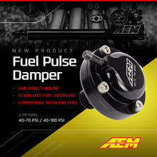 画像をギャラリービューアに読み込む, AEM AN6 ORB 40-70psi Fuel Pulse Damper