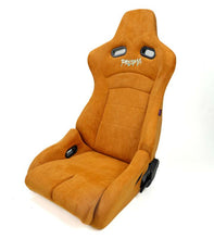画像をギャラリービューアに読み込む, NRG Prisma Lab Reclinable Bucket Racing Seat - Pair (Tan Vegan Suede)