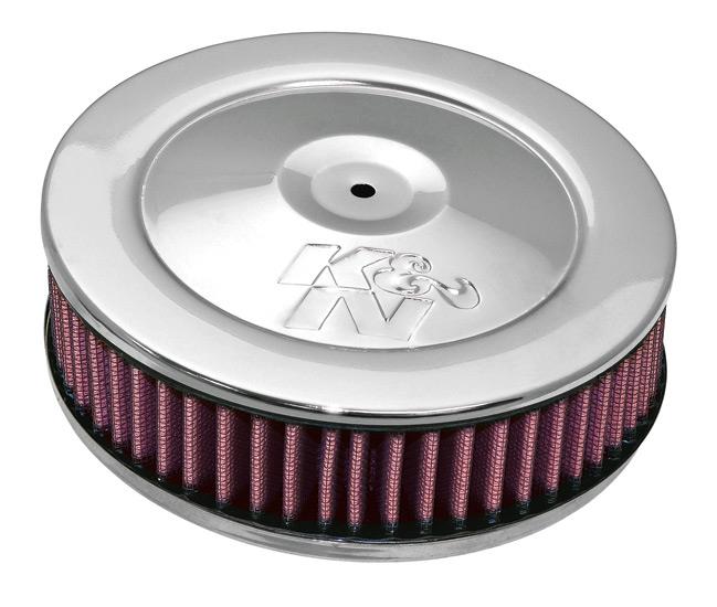 K&N 2-5/16in flg 7ind 3in h Assy. W/Vent