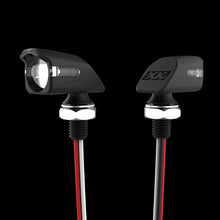 画像をギャラリービューアに読み込む, XK Glow Mini Turn Signal Front/Rear Black x4