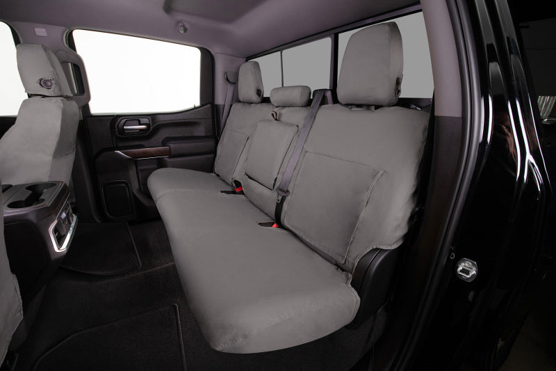 Covercraft 09-14 Ford F150/11-16 Polycotton SeatSaver Custom Front Row Seat Covers - Misty Grey