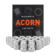 画像をギャラリービューアに読み込む, Mishimoto Steel Acorn Lug Nuts M14 x 1.5 - 24pc Set - Chrome