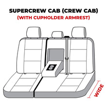 画像をギャラリービューアに読み込む, Covercraft 21-24 Ford F-250 Carhartt SeatSaver Custom Second Row Seat Covers - Brown