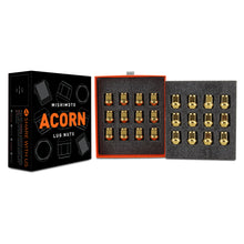画像をギャラリービューアに読み込む, Mishimoto Steel Acorn Lug Nuts M14 x 1.5 - 24pc Set - Gold
