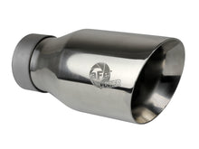 画像をギャラリービューアに読み込む, aFe MACH Force-Xp Univ 304 SS Double-Wall Clamp-On Exhaust Tip - Polished - 3in Inlet - 4.5in Outlet