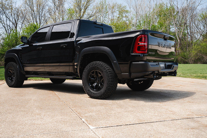 Corsa 25-26 RAM 1500 RHO Crew Cab 3.0L T Cat-Back Dual Rear Exit w/ 5in Single Gun Metal Pro Series