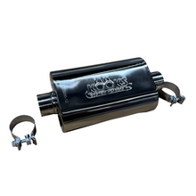画像をギャラリービューアに読み込む, Kooks 2.5in Oval Clamp In Muffler 12in Long Body Polished Stainless Steel
