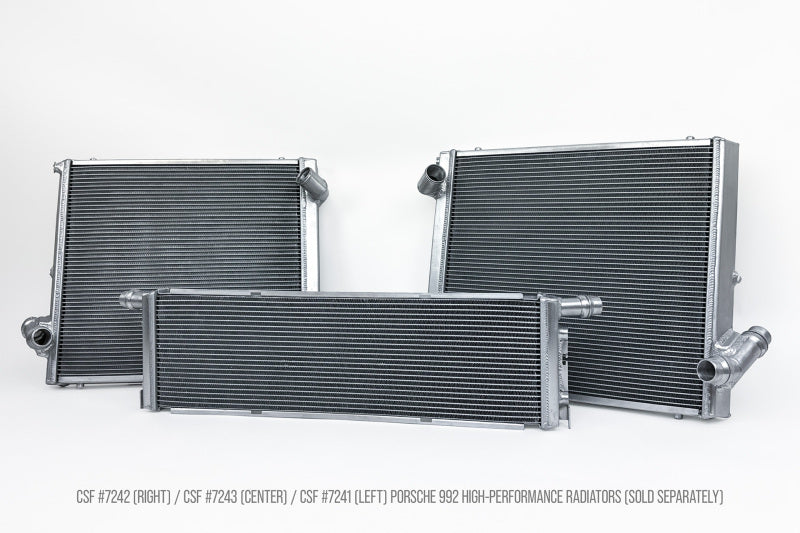 CSF 2019+ 992.1/992.2 Porsche 911(3.0LT Base/T/S/4/4S/GTS/4 GTS) High Perf Left Aluminum Radiator