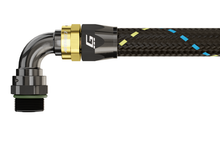 画像をギャラリービューアに読み込む, GReddy AN06 90 DEGREE ORB MALE BLACK/GOLD ANODIZED