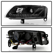 画像をギャラリービューアに読み込む, Spyder 09-11 Audi A6 Halogen Model Only Projector Headlights - (PRO-YD-ADA609-SEQ-BK)