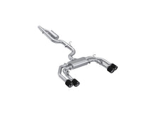 画像をギャラリービューアに読み込む, MBRP 2022+ Audi S3 3in Cat Back w/ Quad Carbon Fiber Tips- T304