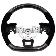 画像をギャラリービューアに読み込む, BLOX Racing 22+ Subaru Carbon/Alcantara Steering Wheel Black Stitching