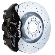 画像をギャラリービューアに読み込む, Brembo 07-15 TT 2.0T/07-15 TT 3.2L/09-15 TTS Fr GT BBK 4 Pist Cast 345x30 1pc Rotor Drilled-Black