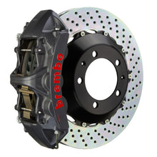 画像をギャラリービューアに読み込む, Brembo 11-17 X3/15-18 X4 Front GTS BBK 6 Piston Cast 380x32 2pc Rotor Drilled-Black HA
