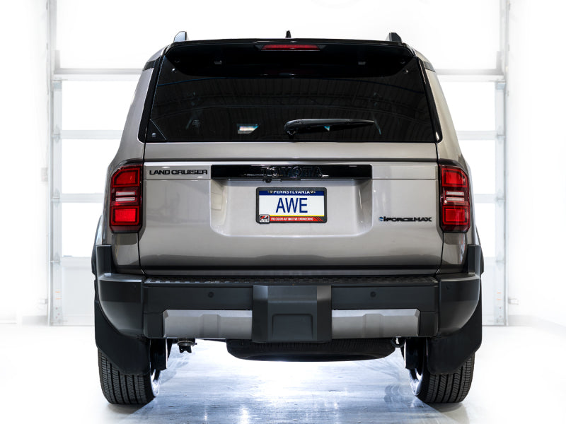 AWE Tuning 2024+ Toyota Land Cruiser / 2025+ Toyota 4Runner 0FG Cat-Back Exhaust w/ BashGuard
