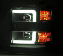 画像をギャラリービューアに読み込む, AlphaRex 15-19 Chevy Silverado 2500/3500 LUXX-Series Proj. Headlights Chrome w/Actv SeqSig &amp; DRL
