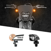 画像をギャラリービューアに読み込む, XK Glow Mini Amber Turn Signal Black x2