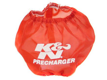 画像をギャラリービューアに読み込む, K&amp;N Precharger Wrap Red Honda 4.5in top ID 5.125in Base ID