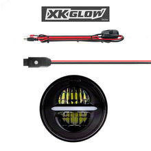 画像をギャラリービューアに読み込む, XK Glow Black Bezel 5.75in XKchrome LED headlight