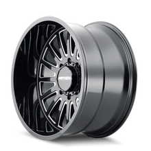 画像をギャラリービューアに読み込む, Mayhem 8114 Utopia 20x9 / 5x139.7 BP / 18mm Offset / 87.1mm Hub Black w/ Milled Spokes Wheel