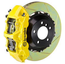 画像をギャラリービューアに読み込む, Brembo 14+ Q50/Q50S (Excl. AWD) Front GT BBK 6 Piston Cast 380x32 2pc Rotor Slotted Type-1- Yellow