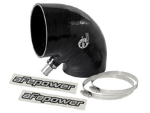 画像をギャラリービューアに読み込む, aFe Magnum FORCE Intake Coupling Kit (4 IN ID to 4-1/4 IN ID x 90 Deg.) Elbow Coupler - Black