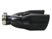 画像をギャラリービューアに読み込む, aFe Takeda 2.5in 304 Stainless Steel Clamp-on Exhaust Tip Passenger Side 2.5in Inlet 4inDual - Black