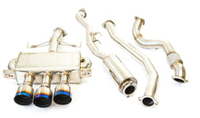 画像をギャラリービューアに読み込む, Invidia 17-19 Honda Civic Type R Q300 Triple Titanium Tip Cat-back Exhaust