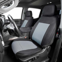 画像をギャラリービューアに読み込む, Covercraft 00-07 Ford Focus Custom Spacer Mesh Front Seat Covers - Grey/Black