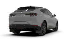 画像をギャラリービューアに読み込む, Rally Armor 21-25 Ford Mustang Mach-E/GT/Rally Black UR Mud Flap w/Light Blue Logo