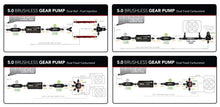 画像をギャラリービューアに読み込む, Aeromotive 5.0 Brushless Spur Gear External Fuel Pump - In-Line - 5gpm