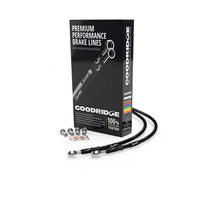 画像をギャラリービューアに読み込む, Goodridge 18-23 Harley-Davidson FXBR/FXBRS (w/ABS) Clear Front Brake Line w/Black Fitting