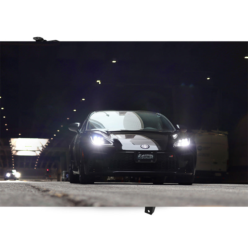 AlphaRex 21-23 Toyota GR86 / Subaru BRZ NOVA-Series LED Projector Headlights - Alpha Black