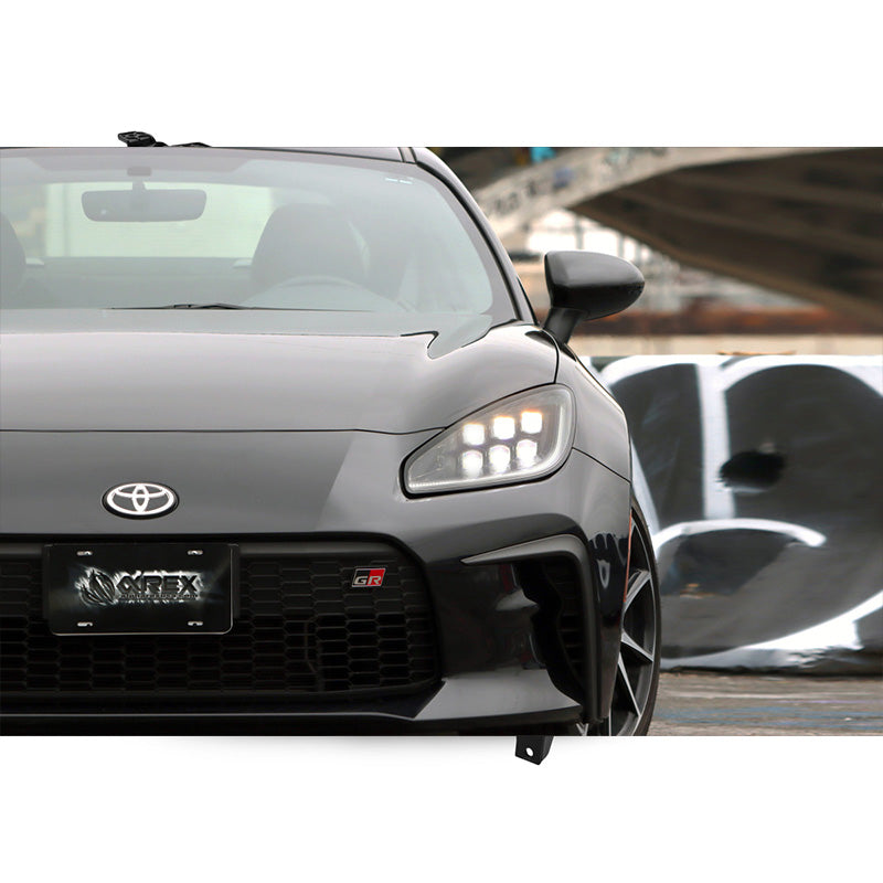 AlphaRex 21-23 Toyota GR86 / Subaru BRZ NOVA-Series LED Projector Headlights - Alpha Black