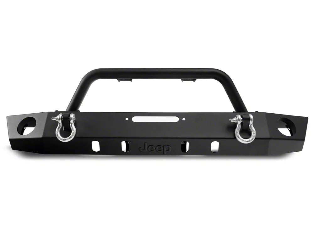 Officially Licensed Jeep 07-18 Jeep Wrangler JK Trekker Front Bumper w/ Jeep Logo