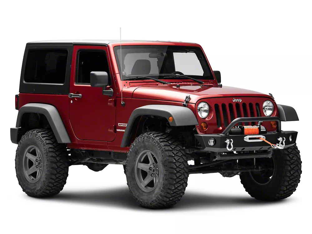 Officially Licensed Jeep 07-18 Jeep Wrangler JK Trekker Front Bumper w/ Jeep Logo