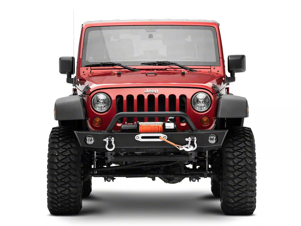 Officially Licensed Jeep 07-18 Jeep Wrangler JK Trekker Front Bumper w/ Jeep Logo