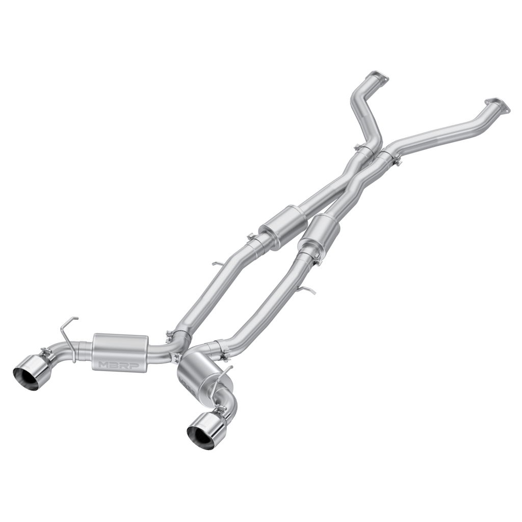 MBRP 23-24 Nissan Z 3.0L Armor Pro T304 Stainless Steel 3in Cat-Back Dual Rear Exit w/ 5in OD Tips