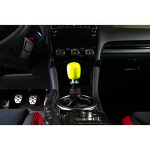 画像をギャラリービューアに読み込む, GrimmSpeed Stubby Shift Knob Stainless Steel - Subaru 5 and 6 Speed Manual Transmission - Neon Green
