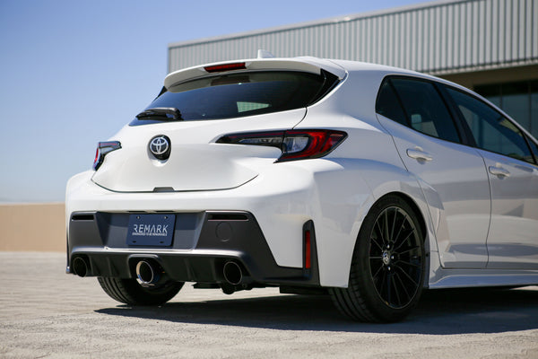 Remark 2023+ Toyota GR Corolla Elite Spec Cat-Back Exhaust w/ Outer Polished & Center Burned TI Tips