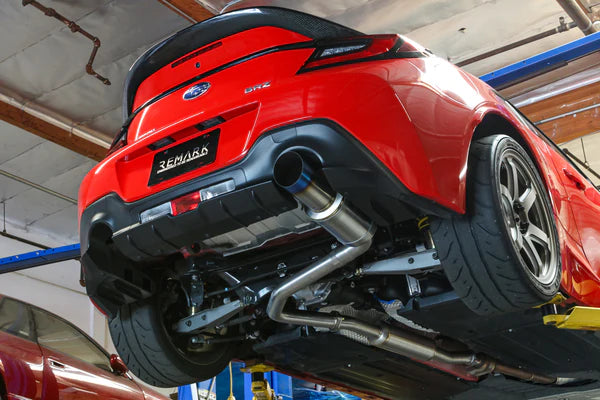 REMARK 2022 Subaru BRZ Cat-Back Exhaust - R1 Spec Single-Exit Full Titanium (Resonated)