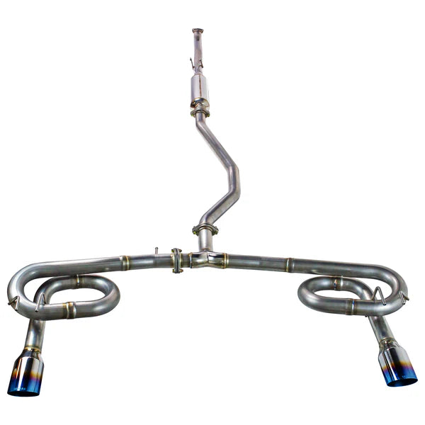 Remark 2022+ Honda Civic Sport Sedan (FE2) Cat-Back Exhaust - Dual Burnt Stainless Steel Tips